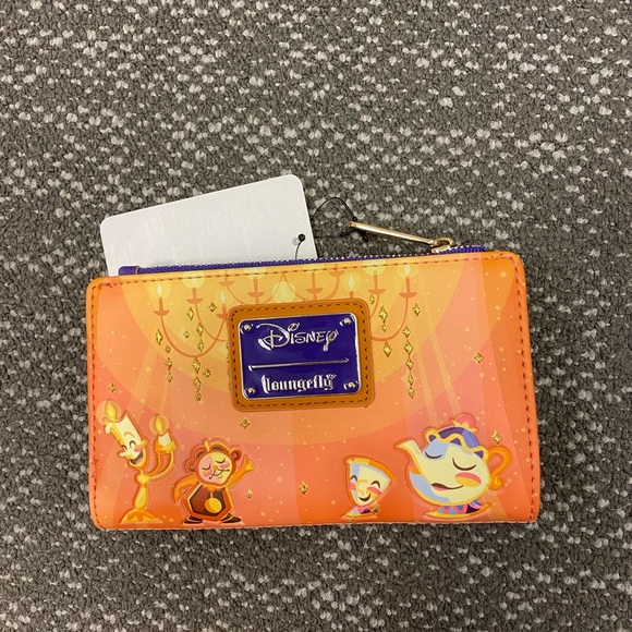 Disney Loungefly Beauty and the Beast Wallet - Picture 2 of 4